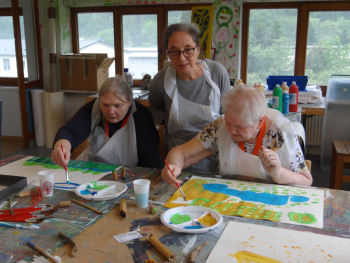 Kunstaktionstag mit Simone Rosenow